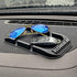 Car Dashboard Cell Phone Holder, Anti-Slip Pad Double-Groove with Number Plate Auto Silicon Tray, Silicone Car Pad Mat for Various Dashboards,Phon...