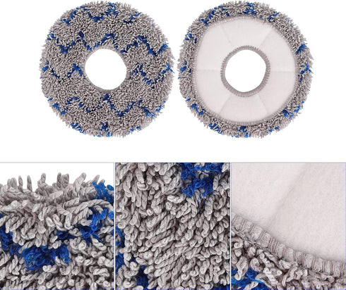 Vacuum Mop Replacement Pads for ECOVACS DEEBOT X1 OMNI Turbo T10 T20 Robot Vacuum Cleaners and X2 Omni Vacuum Cleaner?4 Pack?...