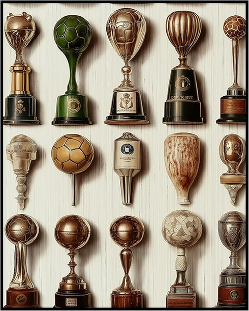 Posterizer 1 pcs-nick nacks and sport trophies abstract poster -3-Sports & Hobby Art Gifts for sports fans Decor for Home & Office- unframed wall ...