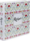 Samsill Recipe Binder Full Page 8.5 x 11 Kit, 1 Inch D-Ring, Floral Tile Design...