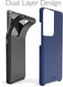 Crave Dual Guard for Galaxy S21 Ultra Case, Shockproof Protection Dual Layer Case for Samsung Galaxy S21 Ultra, S21 Ultra 5G (6.8 inch) - Navy...