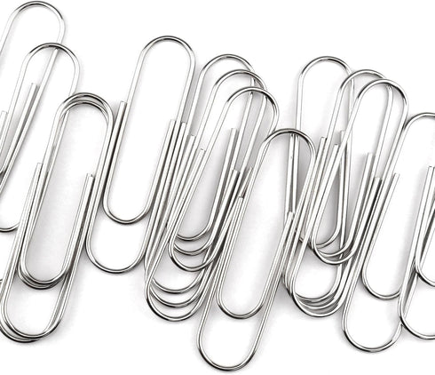 14 PCS 4 Inch (100mm) Extra Large Paper Clips Silver Rust Resistant Metal Strong Jumbo Paperclips for Office School Documents...
