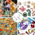 DARENYI 20Pcs Rock Display Stand Acrylic Rock Holder Crystal Clear Collectibles Display Stand Plastic Display Easel Stands Pedestal for Crystal Ge...