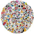 100Pcs Mickey&Minnie Sticker for Kids, Cute Disney Cartoon Mickey&Minnie Mouse Waterproof Vinyl Stickers for Teen Girl Water Bottle, Laptop, Phone...