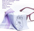 10 Pack Cute Kitty Cat Design Multicolor Microfiber Cleaning Cloths for Cleaning Eyeglasses Lenses Sunglasses and Cell Phone Beautifully Designer ...
