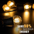 E26 Low Light Bulbs,1Watt G40 Edsion Small LED Light Bulbs Equal to 10w Incandescent,2700k Warm White for Bedside Lights, Wall Lights, Porch Light...