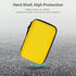 Bright Yellow Hard Shell Electronic Organizer Carrying Case - Shockproof Large Storage Case for Hard Drive, Phone, Power Bank, Charger, Earbuds - ...