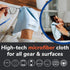 Elite Tech Gear 4-Pack Microfiber Cloth Set - 12"x12" Oversized Washable & Durable Wipes for Glasses, Lenses, Electronics & Screens - Glasses Clea...
