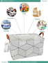 FANKANG Storage Basket,Nursery Hamper Canvas Laundry Basket Foldable with Waterproof PE Coating Storage, Office, Bedroom, Clothes,Toys (L, REC-Dia...