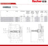 fischer Universal Plug UX 6x35 R (with Rim)100pcs Use in All Solid Hollow and Board Building Materials Holds in Concrete Masonry Gypsum Plasterboa...