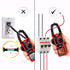 KAIWEETS HT206A Clamp Meter Multimeter TRMS 4000 Counts, Auto-ranging Amp Voltage Tester with Backlight, Measures AC Current, AC/DC Voltage, Capac...