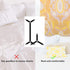 Bed Sheet Clips, 6 pcs Black Fitted Sheet Holder Straps, Upgraded Triangle Bed Sheet Fasteners for Corners, Elastic Adjustable Bed Sheet Straps fo...