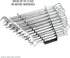OEMTOOLS 22176 Pro Magnetic Wrench Organizer, 12 Wrench Storage Rail, SAE and Metric Tool Drawer Organizers For Tool Boxes And Metal Surfaces, Bla...