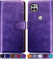 SUANPOT for Motorola One 5G Ace 2021 with RFID Blocking Leather Wallet case Credit Card Holder,Flip Folio Book Phone case Shockproof Cover Women M...