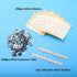 MILIVIXAY 21ply Square Braided Candle Wick Bundle: 200ft Cotton Wick, 200 Tabs, 200 Stickers, 2 Wooden Holders...