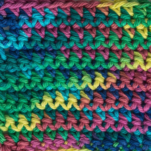 Lily Sugar'n Cream Ombre Yarn - (4) Medium Gauge 100% Cotton - 2 oz - Psychedelic (3-Pack)......