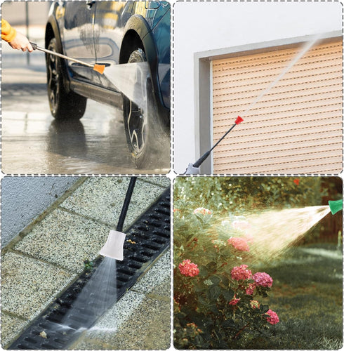 5pcs Pressure Washer Nozzle Guard, Pressure Washer Spray Gun Nozzle Tips Set Pressure Washing Nozzle Holder High Power Washer Nozzle Rubber Tip wi...