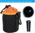 PATIKIL Camera Lens Bag, 2 Pcs 3.1" IDx3.9 H Drawstring Lens Pouch with Thick Protective Neoprene, Lens Case for DSLR Camera Lens, Water Coffee Cu...