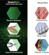 Upgraded Plastic Chicken Wire Fence Mesh - 15.7IN x 10FT- Black/Green/White Colors - Hexagonal Fencing for Gardening - Poultry Netting, Floral Net...