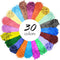 Mica Powder, 30 Color Pigment, Natural Cosmetic Grade Shimmer Mica Powder for Epoxy Resin/Bath Bombs/Candle/Soap/Lip Gloss/Slime.Soap Making Dye (...