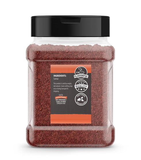 Birch & Meadow Ground Sumac, 8.6 oz, Tangy Flavor, Middle Eastern & Arabian Cuisine...