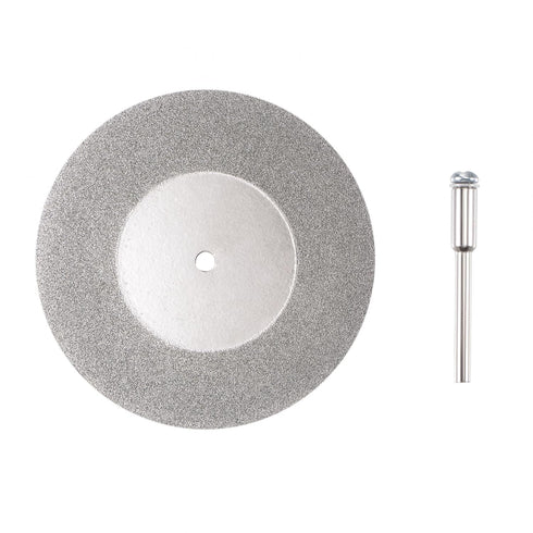 uxcell 60mm Diamond Coated Cutting Wheels with 3mm Mandrels for Rotary Tool...