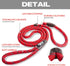 TwoEar Dog Leash Dog Slip Rope Leash 1/2" x 6FT Dog Training Leash Heavy Duty Strong Slip Lead Highly Reflective Threads for Small Medium and Larg...