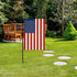 HOOSUN American Flag 12" x 18" Small American Flag For Garden Flag Stand,4th Of July Decorations Outdoor,Double Sided Patriotic Flag,USA Flag,Mini...