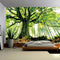 ENJOHOS Green Nature Tree Tapestry Home Decor Extra Large Wall Hanging Tapestry Enchanted Forest Backdrop for Bedroom Living Room Indoor Outdoor D...