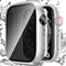 Waterproof Privacy Case Compatible with Apple Watch Series 6/5/4/SE2/SE 44mm with Anti-peep Screen Protector, iWatch Face Cover Protective Bumper ...