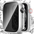 Waterproof Privacy Case Compatible with Apple Watch Series 6/5/4/SE2/SE 44mm with Anti-peep Screen Protector, iWatch Face Cover Protective Bumper ...