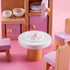 Skylety 33 Pieces 1:12 Dollhouse Miniature Decoration Accessory Dollhouse Miniature Kitchen Tableware Plastic Mini Plate Dishes Cups Bowl Set Micr...