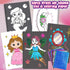 Art & Craft Activity,Foil Fun Dress Up DIY Art Kits,No Mess Creative Foil Art Kits Set Drawing Game for Kids,Birthday Gifts Crafts Supplies Kits T...