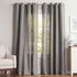 Exclusive Home Loha Linen Grommet Top Curtain Panel Pair, 54"x84", Black Pearl...