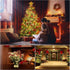Outdoor Indoor String Lights Christmas 300LED Warm White Fairy Lights 99ft Green Wire Dimmable with Remote Control, Waterproof Fairy Light for DIY...