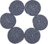 6 Pcs Woven Braided Coasters for Drinks Absorbent-Modern Dinning Room Decor Housewarming Cup Mat-Hot Cold Drinking Good Choice (Navy Blue)...