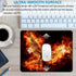 Large Mouse Pad, Cool Fire Phoenix MousePad Office Computer Laptop Mouse Pad with Stitched Edges, Non-Slip, Washable Personalized Design Art Mouse...