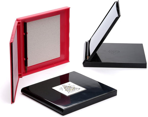 Mini Buddha Board Art Set: Water Drawing Writing Board w/ Mini Water Brush for Mindfulness & Meditation – Zen Based Drawing Board - Painting & Art...