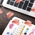 Outus 24 Pieces Monthly Tabs for Planner Adhesive Tabs Designer Accessories Monthly Tabs Planner Stickers Decorative for Office Planners Organizat...