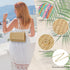 Straw Clutch Purse Shoulder Crossbody Bag Envelope Purse Raffia Handbag for Summer Beach Travel 2024 Trendy...