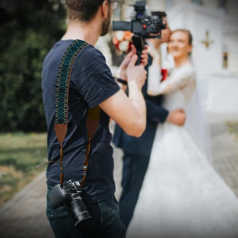Art Tribute Camera Strap For Photographers Padded Universal Fit Neck Shoulder & Crossbody Strap Quick Release For DSLR/SLR/Mirrorless Canon Nikon ...