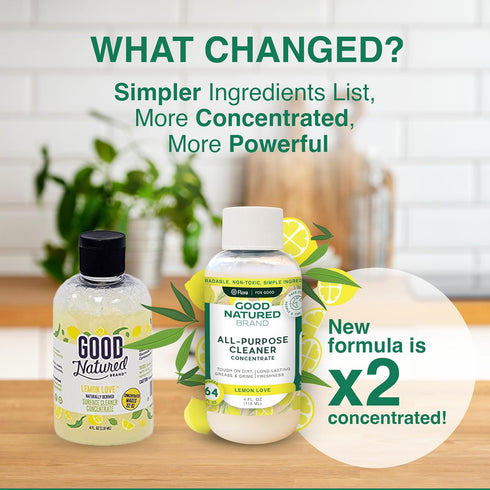 All-Purpose Cleaner Concentrate + 16 oz Bottle | Biodegradable Multi-Surface Cleaner | Natural Lemon Essential Oil | Multipurpose Cleaner All Surf...