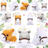 Stuffed Horse, 12 Pieces Assorted Toy Figures, Plush Animals for Holiday Party Favors, 3.2 x 3 Inch...