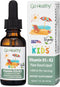 Go Healthy Kids Vitamins D3 K2 (MK-7), Child Vitamin D, Liquid Vegan D3 K2 Drops for Kids, Sugar-Free, Easy-to-Absorb, Children's Growth & Immune ...