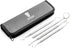 4tified Dental Tools Hygiene Kit 4 PCS French Stainless Steel Professional Teeth Cleaning Home Use Plaque Calculus Removal Tartar Scraper Scaler F...