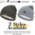 Olivia Sylx Satin Lined Beanie for Women - Satin Beanie,Silk Beanie, Satin Lined Winter Hats for Women & Slouchy Beanie...