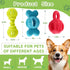 Dog Chew Toys, Set of 3 Treat Dispensing Dog Toys?Interactive Dog Toys for Boredom, Fun-Filled Treat Dispenser for Yak Cheese Dog Chews...