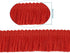 MegaPet Polyester Fringe Tassel Lace Trim 1 Inch x 82 Feet Chainette Fringe Fibre Trim DarkRed for Sewing Quilting Lampshade Curtain Decoration...