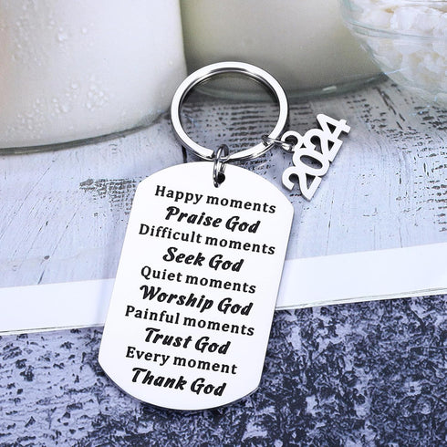 AMBREGRISSUN Christian White Elephant Gifts, christian gifts for women men faith, 2024 Christmas Christian Gifts Confirmation Baptism Gifts for So...