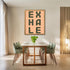 Posterizer 1 pcs-Exhale-encouraging minimalistic wall art-Motivational & Inspirational Art-Typography Art-decor for Girls, Teens Bedroom- UNFRAMED...